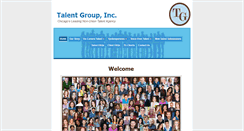 Desktop Screenshot of mytalentgroup.com