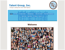 Tablet Screenshot of mytalentgroup.com